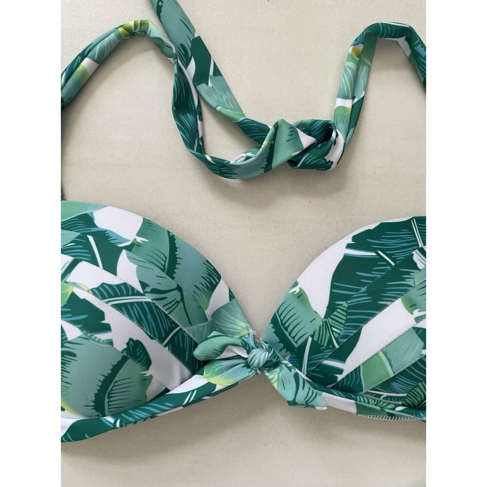 Cocoship Swim Bikini Swimsuit High Waist Floral Swimwear Beach Pool - Picture 2 of 10